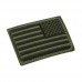 REVERSED USA Flag Velcro Patch: *230